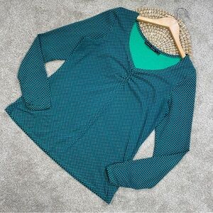 Gudrun Sjöden Gingham Printed Long Sleeve Shirt Organic Cotton Lagenlook Size L